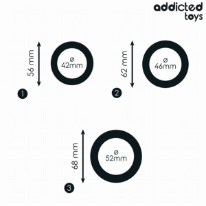 Addicted Toys - Set de Inele Plate din Silicon 11 Addicted Toys - Set de Inele Plate din Silicon - imagine 5