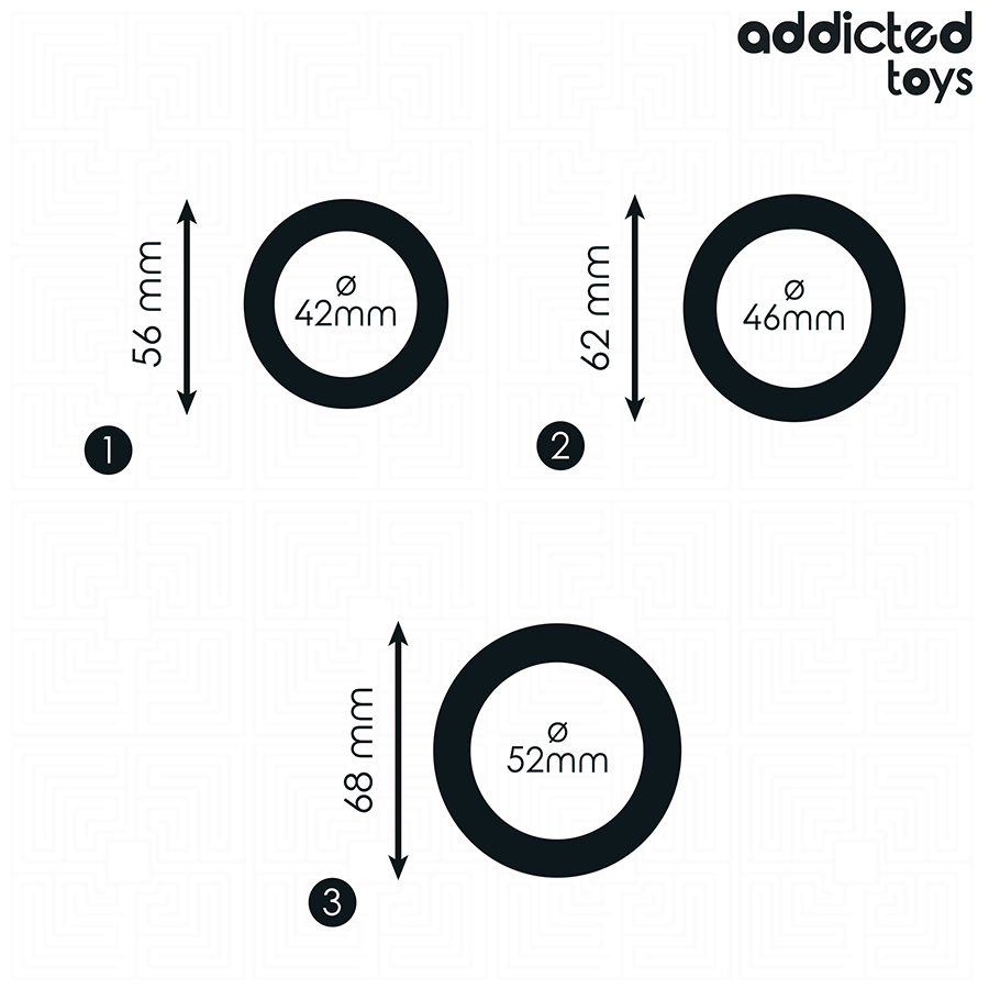Addicted Toys - Set de Inele Plate din Silicon 5 img 208837 6ccce7a584624972bf90b8918d8bee04 1