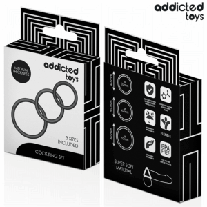Addicted Toys - Set de Inele din Silicon Model 2 12 Addicted Toys - Set de Inele din Silicon Model 2 - imagine 6