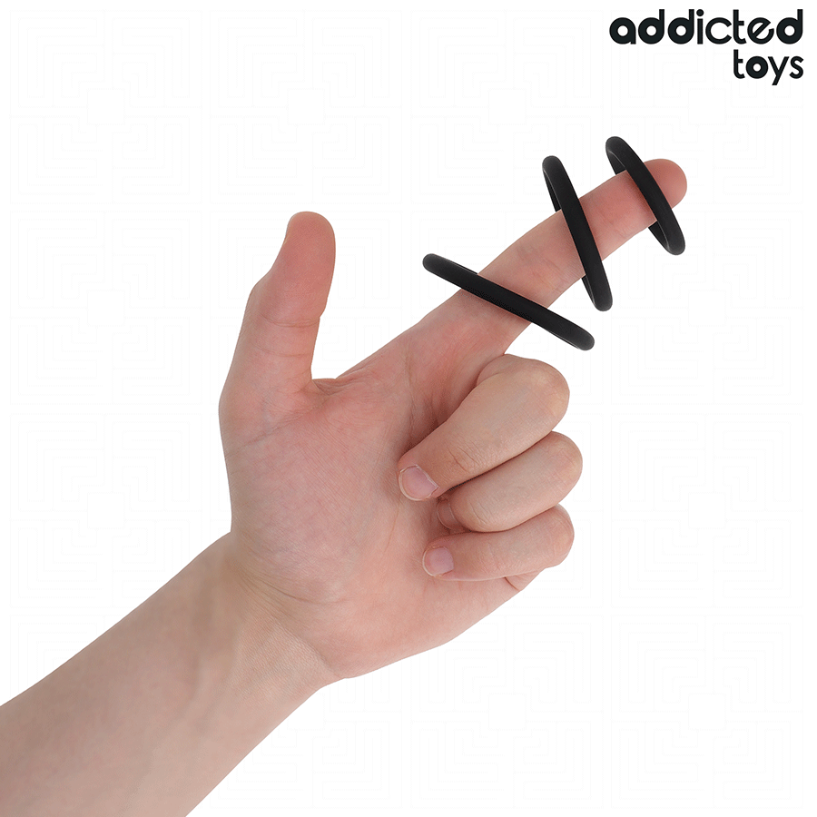 Addicted Toys - Set de Inele din Silicon Model 2 3 img 208849 3b3699bbdf0a187eca0598decc481696 1