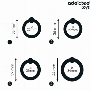 Addicted Toys - Set de Inele din Silicon cu Presiune 11 Addicted Toys - Set de Inele din Silicon cu Presiune - imagine 5