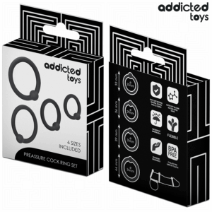 Addicted Toys - Set de Inele din Silicon cu Presiune 12 Addicted Toys - Set de Inele din Silicon cu Presiune - imagine 6