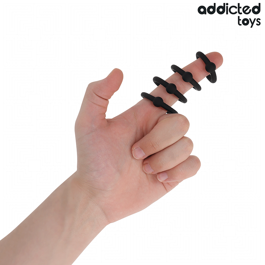 Addicted Toys - Set de Inele din Silicon cu Presiune 3 img 208854 b8cf64964e5d9eb6ea61a31e49d3ddd7 1
