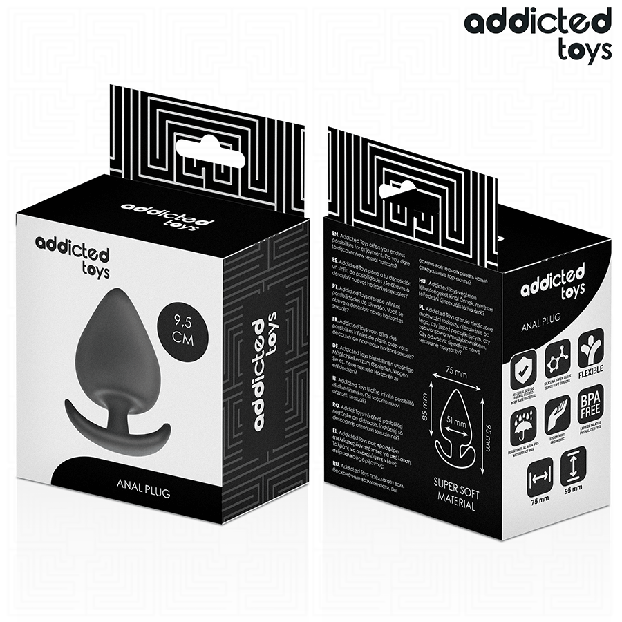 Addicted Toys - Plug Anal din Silicon, Mărime Xl 9.5 cm 2 img 208868 ed58951c3c0a9289767932973dee69ac 1