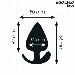 Addicted Toys-Anal Plug din Silicon M 6.6 cm · Jucarii Anale (imaginea 3)