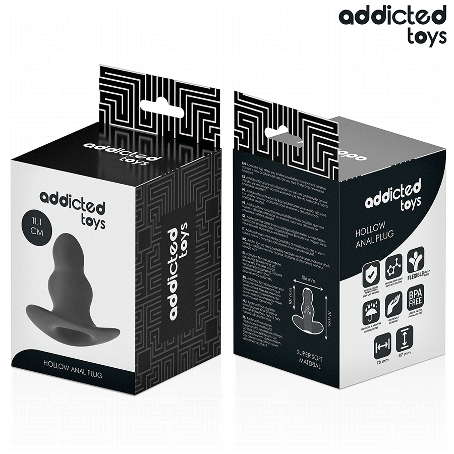 Addicted Toys - Plug Anal Gol din Silicon Mărime L 11.1 cm 7 img 208909 51f741992b3f474eadee01c705b26759 1