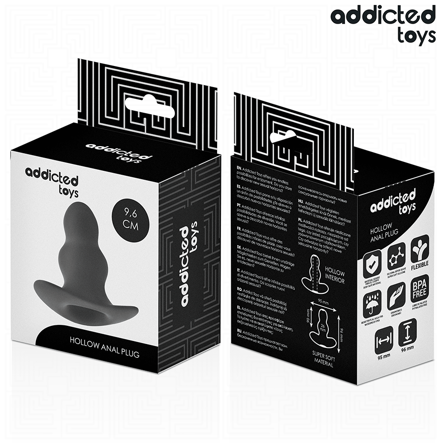 Addicted Toys - Plug Anal Cavitar din Silicon, Marime M 9.6 cm 7 img 208916 4e1acf184806c1b2bf7ca584c191945a 1