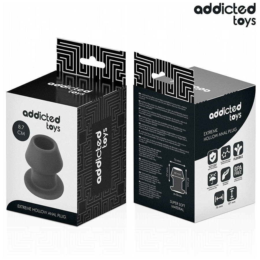Addicted Toys - Plug Anal Extrem Gol din Silicon, M 8.7 cm 7 img 208963 c0e2e495853d9666de854083464f8549 1