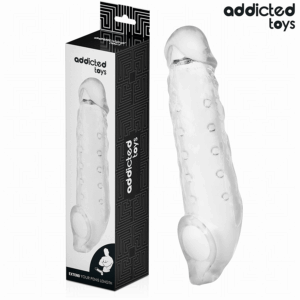 Addicted Toys-Extensie Transparentă pentru Penis, Mărime S 23 cm · Inele & Mansoane Penis (imaginea 2)