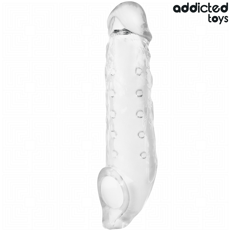 Addicted Toys-Teacă Transparentă pentru Penis M 27 cm · Inele & Mansoane Penis