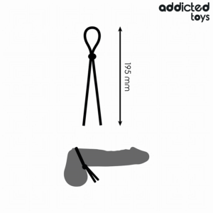 Addicted Toys - Funie din Silicon cu Buclă Unică pentru Penis 12 Addicted Toys - Funie din Silicon cu Buclă Unică pentru Penis - imagine 5