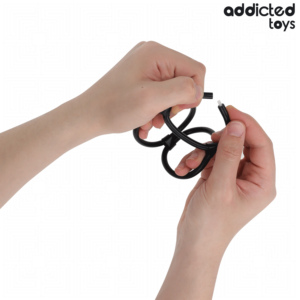 Addicted Toys - Inel Triplu pentru Penis - imagine 5