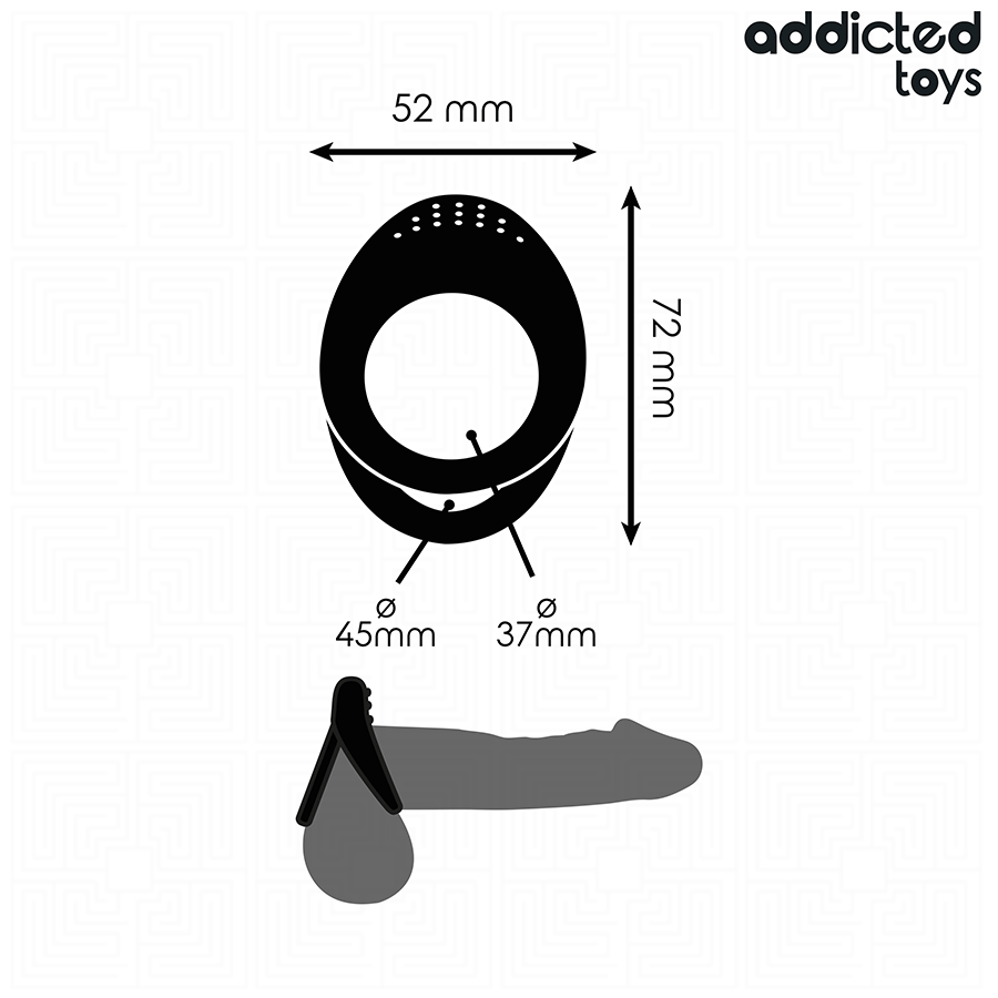 Addicted Toys - Inel Dublu Texturat pentru Penis 5 img 209057 5b327c76168a5082b9df139d6b4aae3e 1