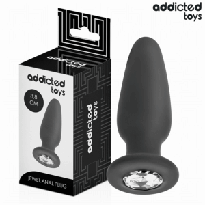 Addicted Toys-Anal Plug cu Bijuterie, Silicon S 8.8 cm · Jucarii Anale (imaginea 6)