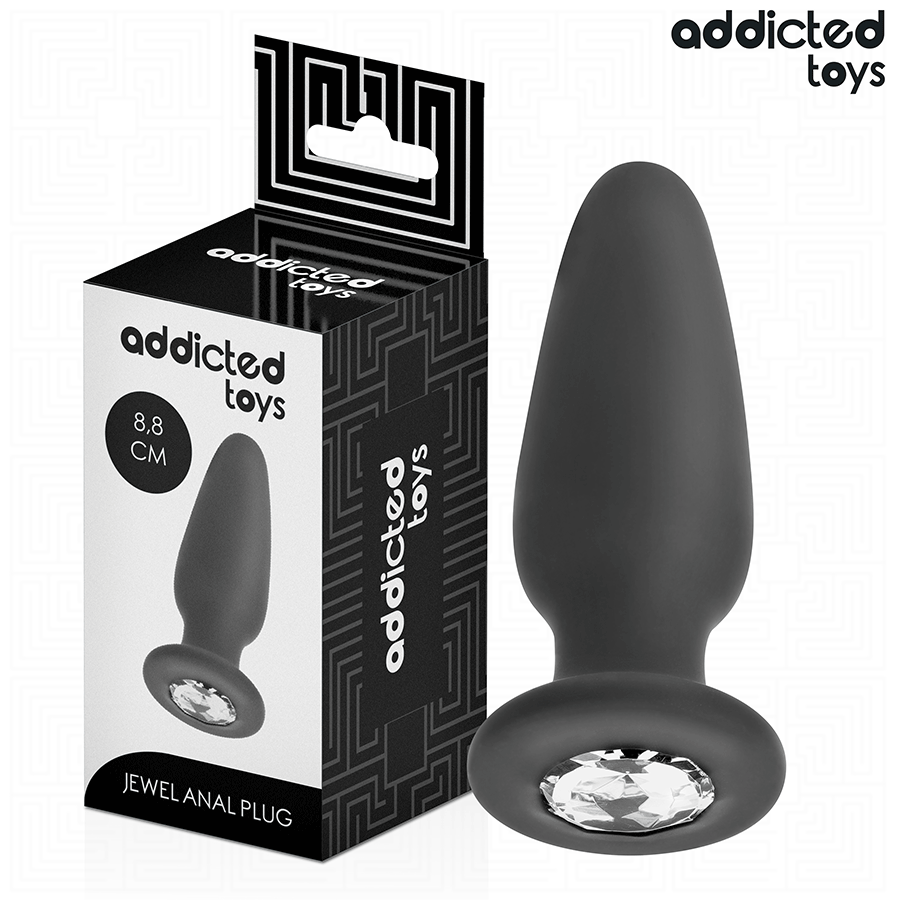 Addicted Toys-Anal Plug cu Bijuterie, Silicon S 8.8 cm · Jucarii Anale (imaginea 6)