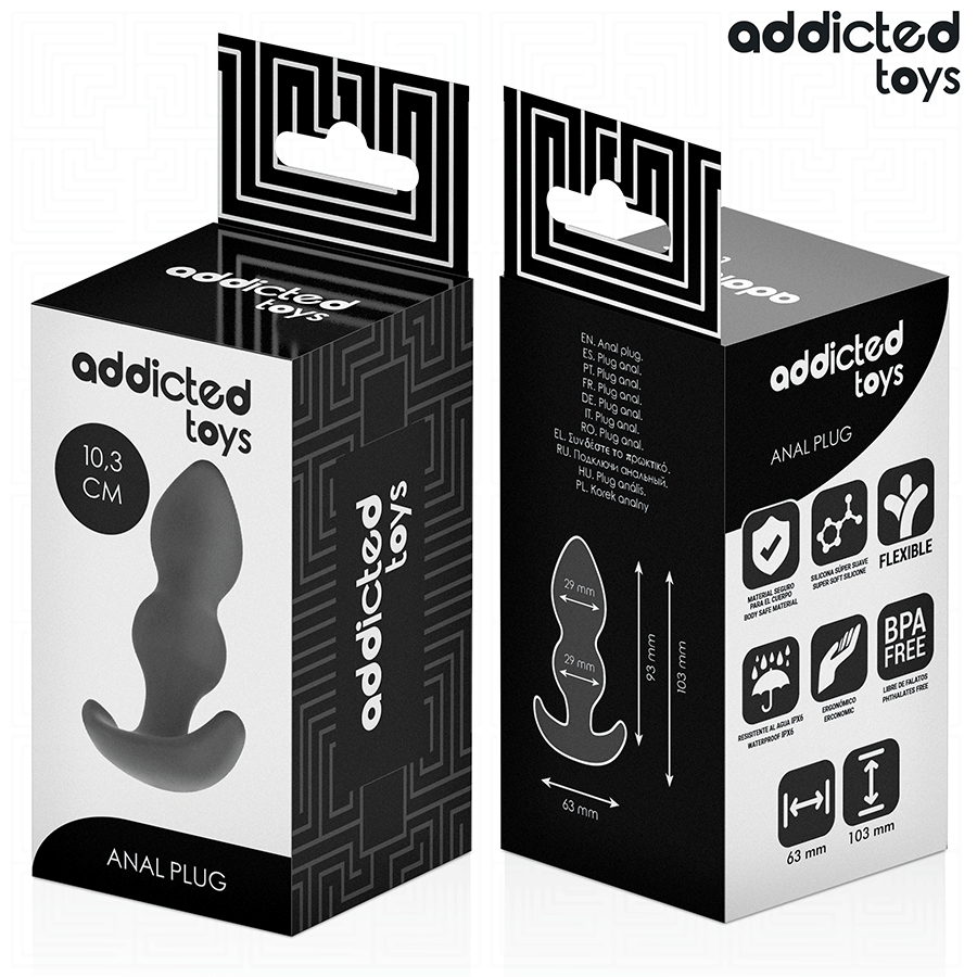 Addicted Toys - Plug Anal Silicon Mărime S 10.3 cm 7 img 209093 9a8aa49a95876deed436143302b77705 1