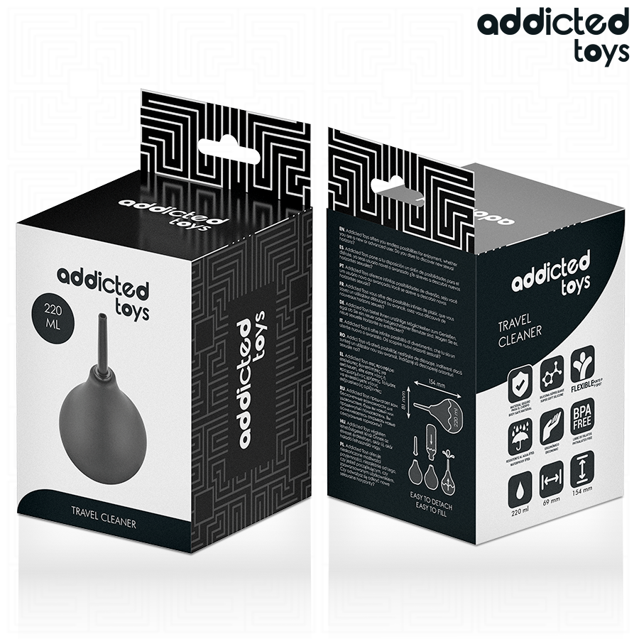 Addicted Toys-Irigator Anal de Călătorie Mărime L, 220 ml · Jucarii Anale (imaginea 7)