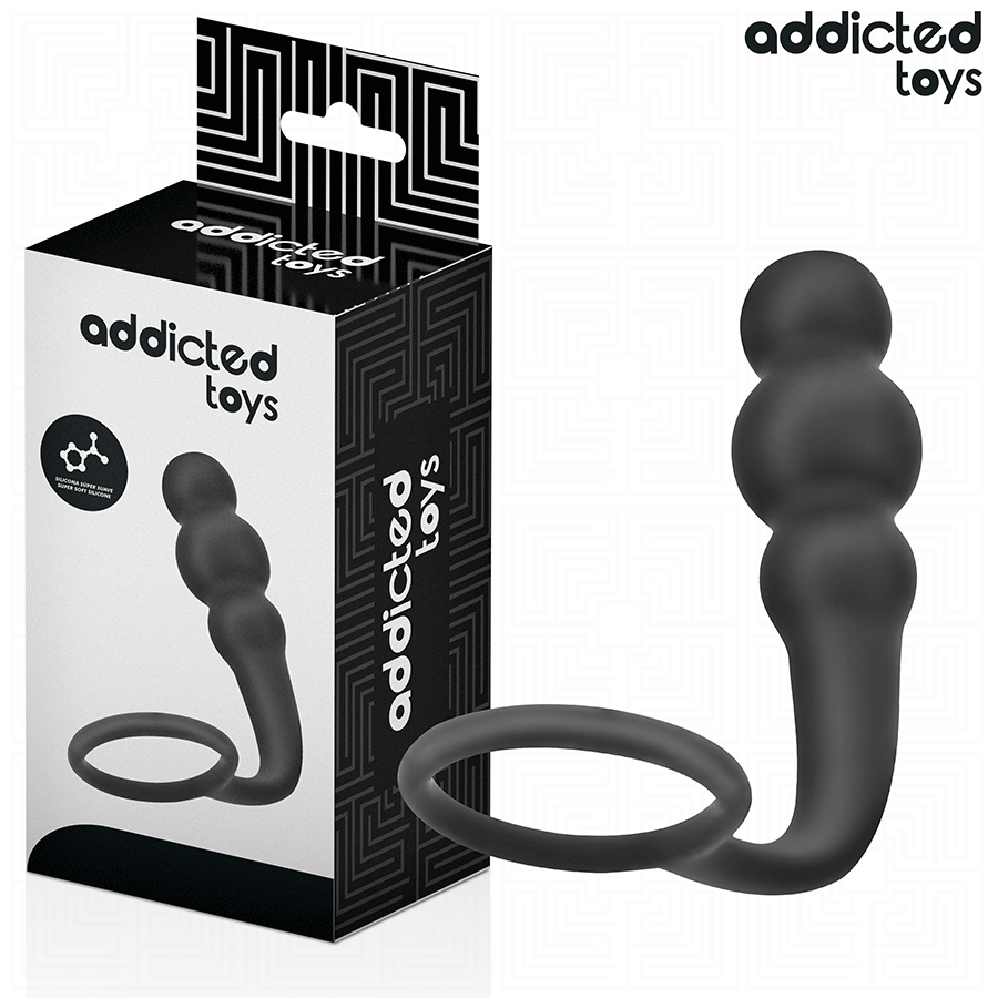 Addicted Toys-Plug Anal cu Inel din Silicon Model 1 · Jucarii Anale (imaginea 2)