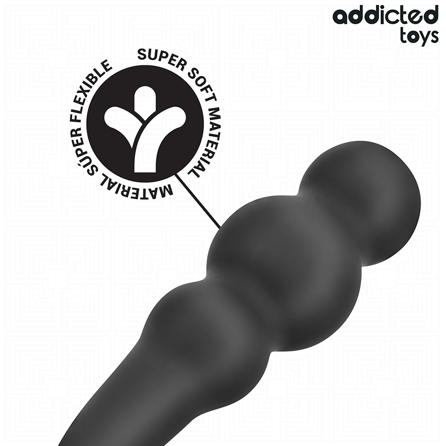 Addicted Toys-Plug Anal cu Inel din Silicon Model 1 · Jucarii Anale (imaginea 4)