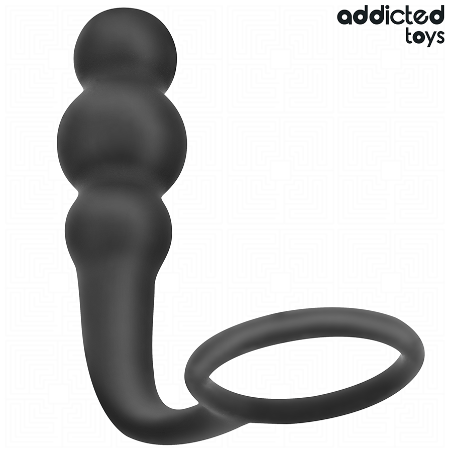 Addicted Toys-Plug Anal cu Inel din Silicon Model 1 · Jucarii Anale