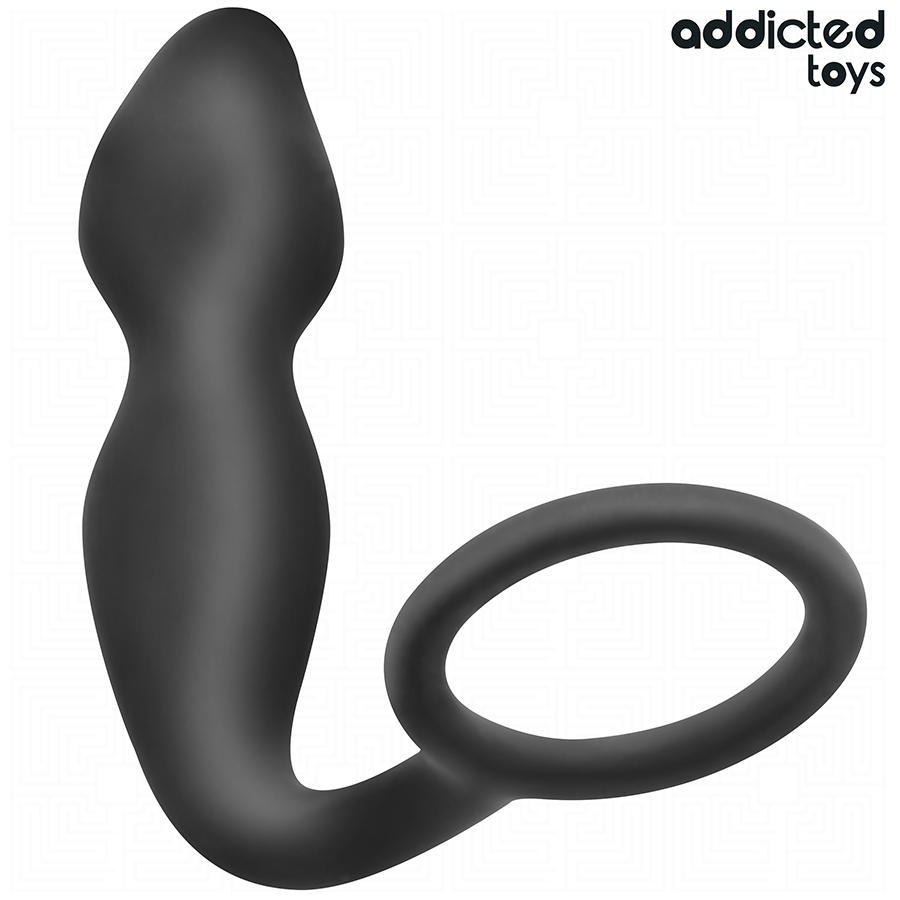 Addicted Toys-Anal Plug cu Inel din Silicon Model 2 · Jucarii Anale