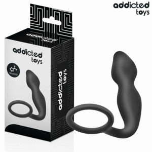 Addicted Toys-Anal Plug cu Inel din Silicon Model 2 · Jucarii Anale (imaginea 2)