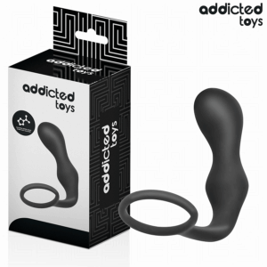 Addicted Toys-Anal Plug cu Inel Silicon Model 3 · Jucarii Anale (imaginea 2)