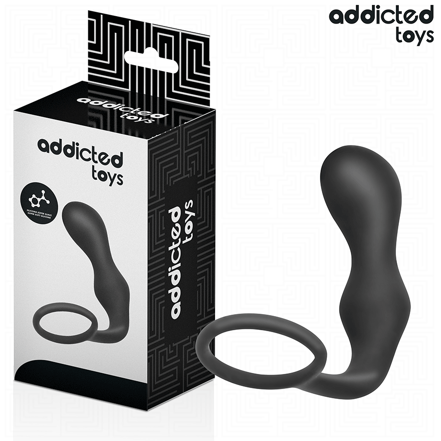 Addicted Toys-Anal Plug cu Inel Silicon Model 3 · Jucarii Anale (imaginea 2)