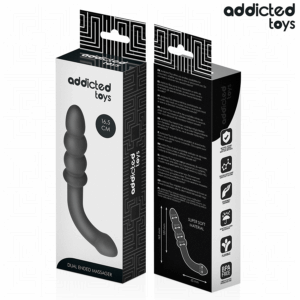 Addicted Toys - Masajer Anal Dublu din Silicon 16.5 cm 12 Addicted Toys - Masajer Anal Dublu din Silicon 16.5 cm - imagine 6