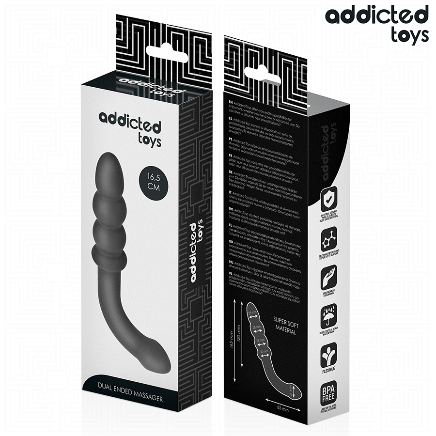 Addicted Toys - Masajer Anal Dublu din Silicon 16.5 cm 6 img 209174 bcddea0399d110856c96ad7a710d722b 1