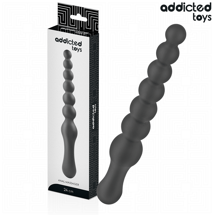 Addicted Toys - Masajer Anal Dublu din Silicon 24 cm 6 img 209178 1d273007ea83f3c942bf8241edc4f0a5 1