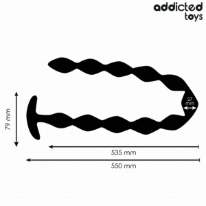 Addicted Toys - Plug Anal Extra Lung din Silicon - imagine 4