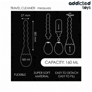 Addicted Toys - Curățător de Călătorie din Silicon Model 2 - imagine 5