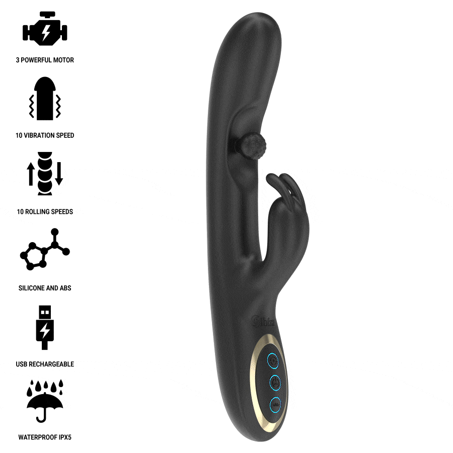 Ibiza-Vibrator Rabbit Puternic cu Bilă Rotativă de Masaj, 3 2 img 209316 376d9d416eb441db7c4500d5bfc5f8b5 1