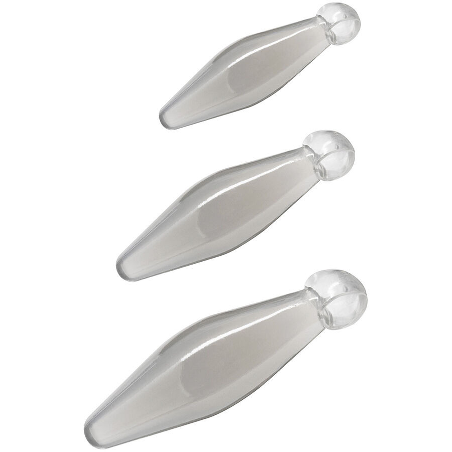 TOYJOY - Anal Play Set 3 Piese Transparent Dilatatoare în Formă de Deget 1 img 209410 443b237531669f16b1a5c85a37030066 1