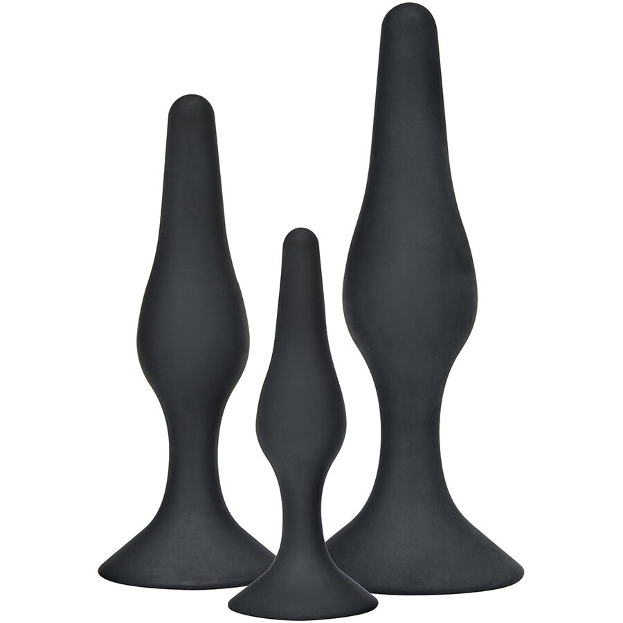 Toyjoy-Curvy Companions Set 3 Pluguri Anale Negre-Silicon 1 img 209452 e78d02f0a21e6fd9844f40f55c900ec5 1