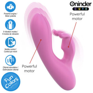Oninder Cute-Love Bunny Vibrator G-spot pentru Clitoris 12 Oninder Cute-Love Bunny Vibrator G-spot pentru Clitoris - imagine 4