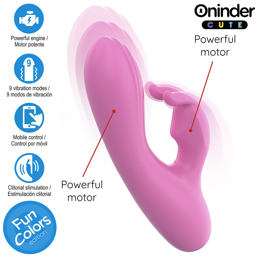 Oninder Cute-Love Bunny Vibrator G-spot pentru Clitoris 4 img 210034 2863c850ab9ce07a5b7be70b7c4aff0b 1