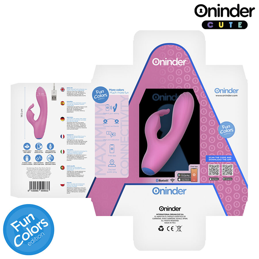 Oninder Cute-Love Bunny Vibrator G-spot pentru Clitoris 5 img 210036 8d374521bf322905232c2166e4b875f8 1