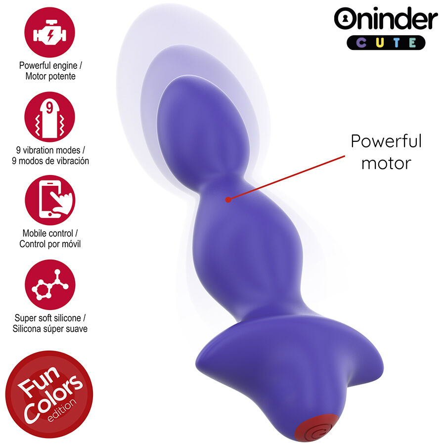 Oninder Cute-Love Butt Plug Anal Vibrant Dilatator - Aplicație 4 img 210096 a08f5be0172bccbee2862df1d56aa983 1