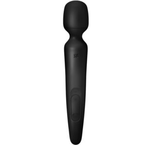 Satisfyer Wand-Wand-erland Masajer Vibrant Negru-Silicon, 10 7 Satisfyer Wand-Wand-erland Masajer Vibrant Negru-Silicon, 10 - imagine 1