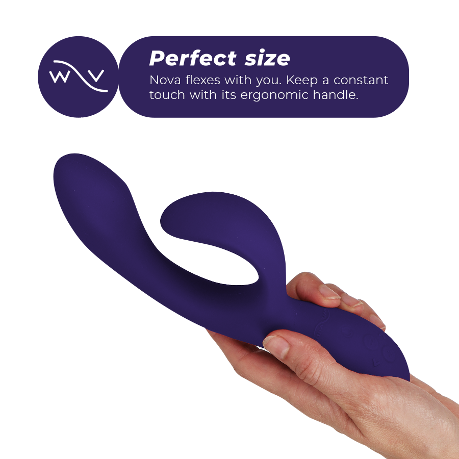 We-vibe-Nova 3 Rabbit Vibrator Midnight Blue-Silicon, Reincarcabil · Jucarii Cupluri (imaginea 6)