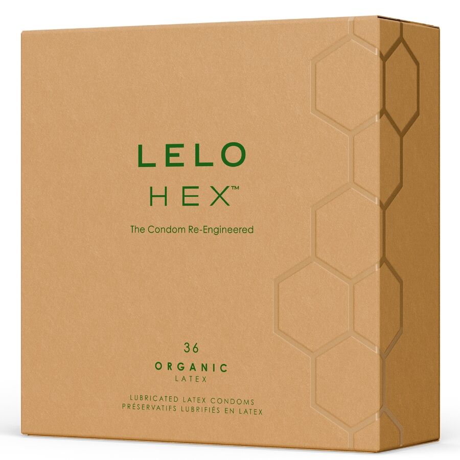 Lelo-Hex Organic Cutie Prezervative Organice 36 Bucăți-Latex 9 img 210884 98f753b8497abab1cbddd8c0a85dd5ca 1