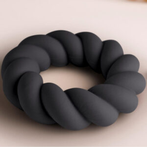 Rocks-off-Twist Inel Masturbator din Silicon Negru-Waterproof 12 Rocks-off-Twist Inel Masturbator din Silicon Negru-Waterproof - imagine 5