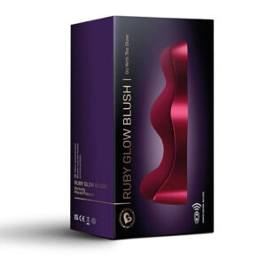 Rocks-off-Ruby Glow Blush Red Vibrator G-spot-Silicon, 10 Trepte 15 Rocks-off-Ruby Glow Blush Red Vibrator G-spot-Silicon, 10 Trepte - imagine 5
