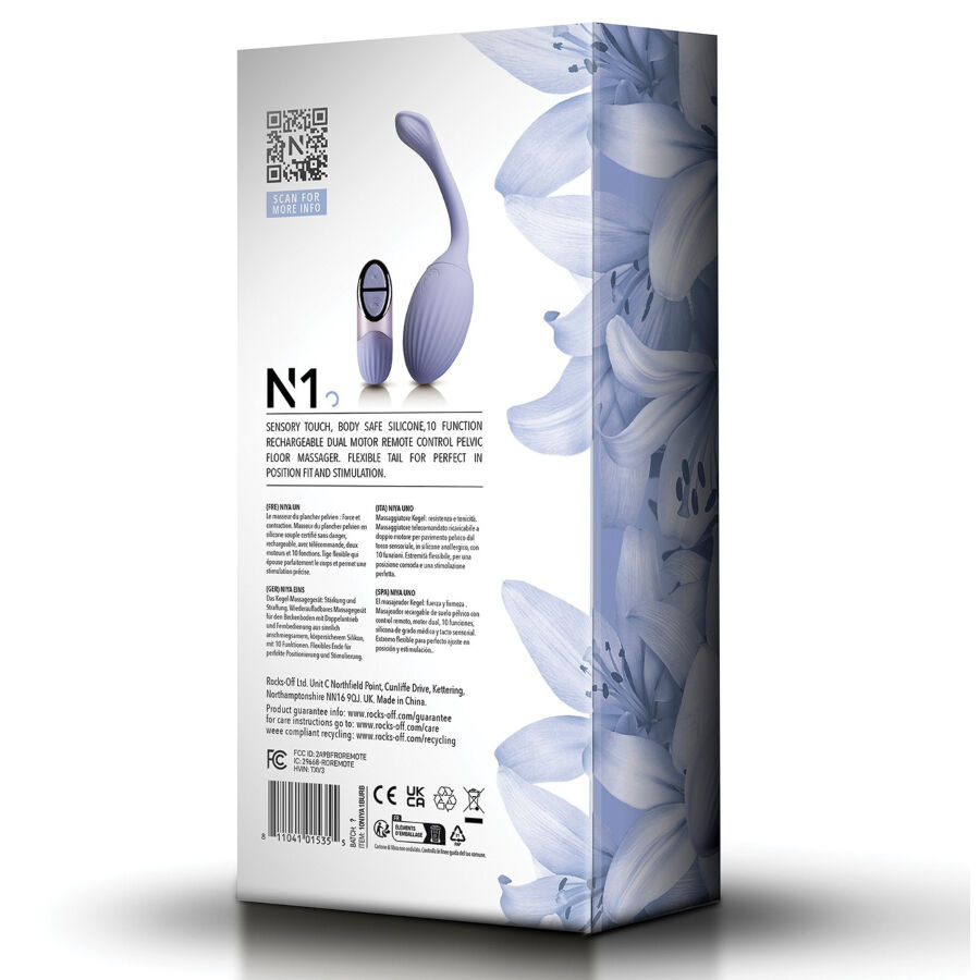 Niya-N1 Masajer Pelvian Kegel cu Telecomandă-Silicon, 10 Trepte 4 img 211921 fd95613aaf08c75b0bb19b0dc2cc8799 1