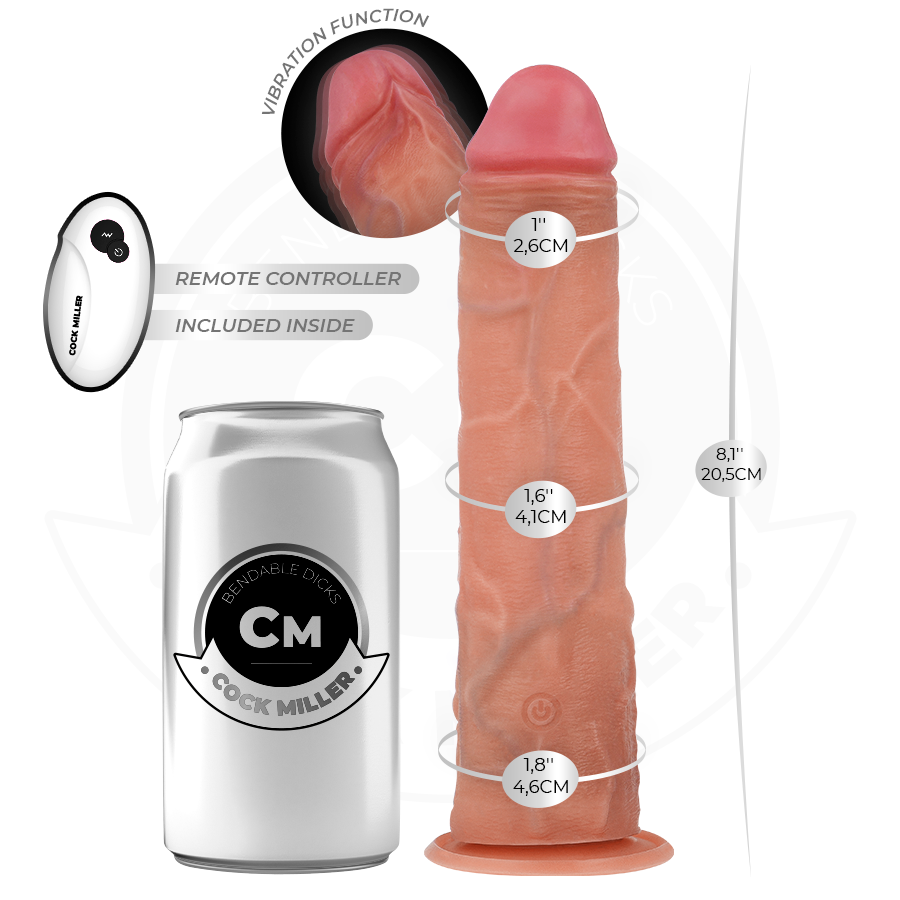 Cock Miller-Dildo Realistic cu Ventuză și Vibrații 4 img 212139 afc9653dc732193ad05aaa1dd9d0567c 1