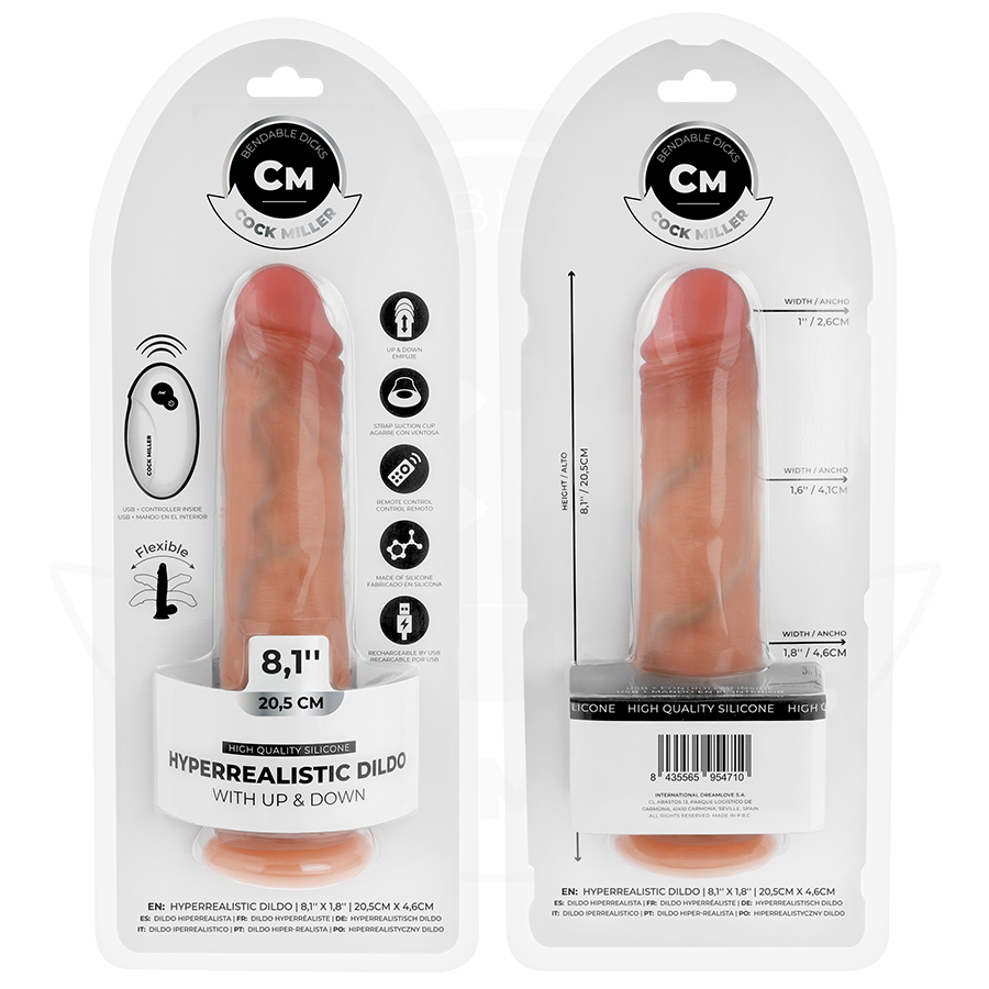 Cock Miller-Hyper-realistic Dildo cu Ventuză și Impingere 7 Cock Miller-Hyper-realistic Dildo cu Ventuză și Impingere · Vibratoare (imaginea 7)