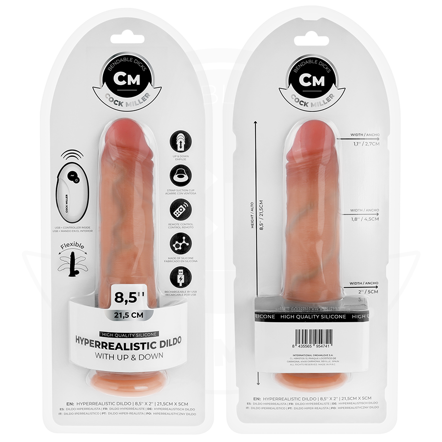 Cock Miller-Dildo Hiper-realist cu Ventuză și Impuls 8 img 212180 60902db5e9ea705eaf598a588388dc1b 1
