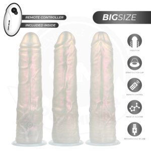 Cock Miller-Dildo cu Ventuză, Iluminare și Vibrație 12 Cock Miller-Dildo cu Ventuză, Iluminare și Vibrație - imagine 3